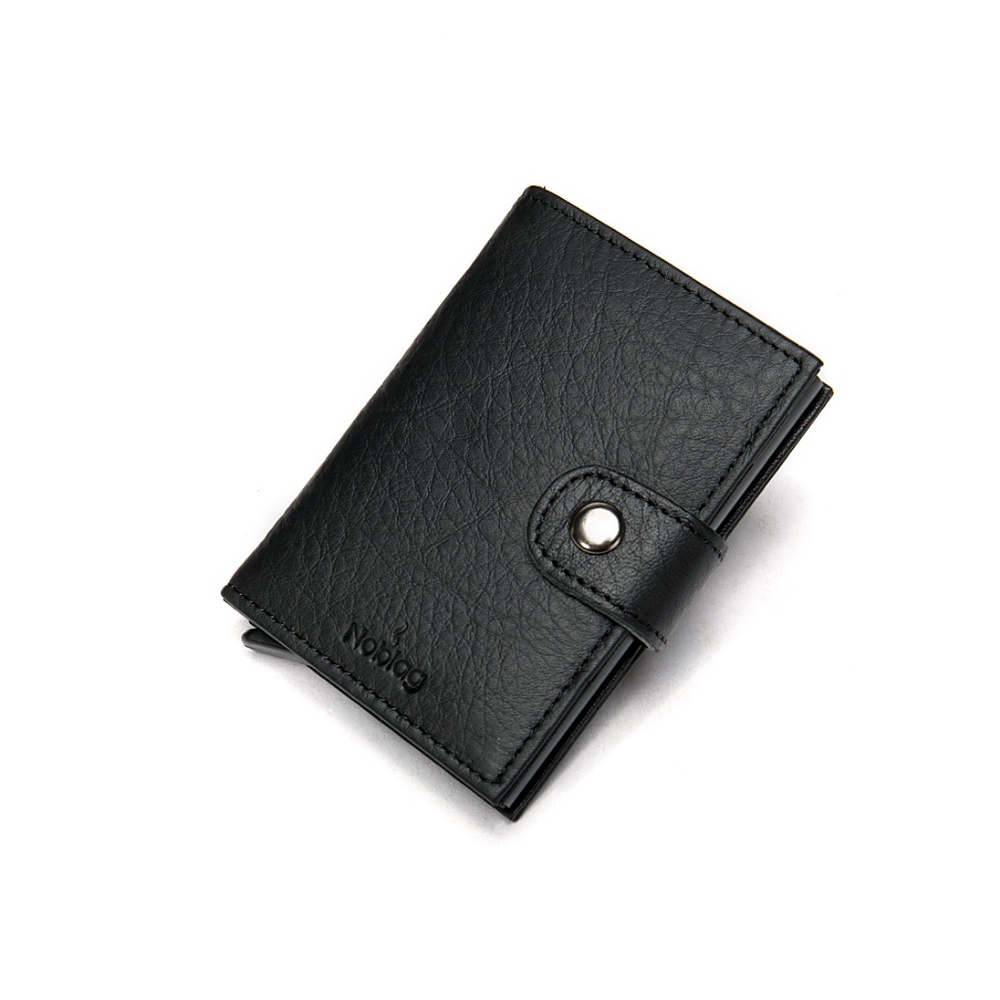 Noblag Slim Clip Wallet RFID Cowhide Unisex